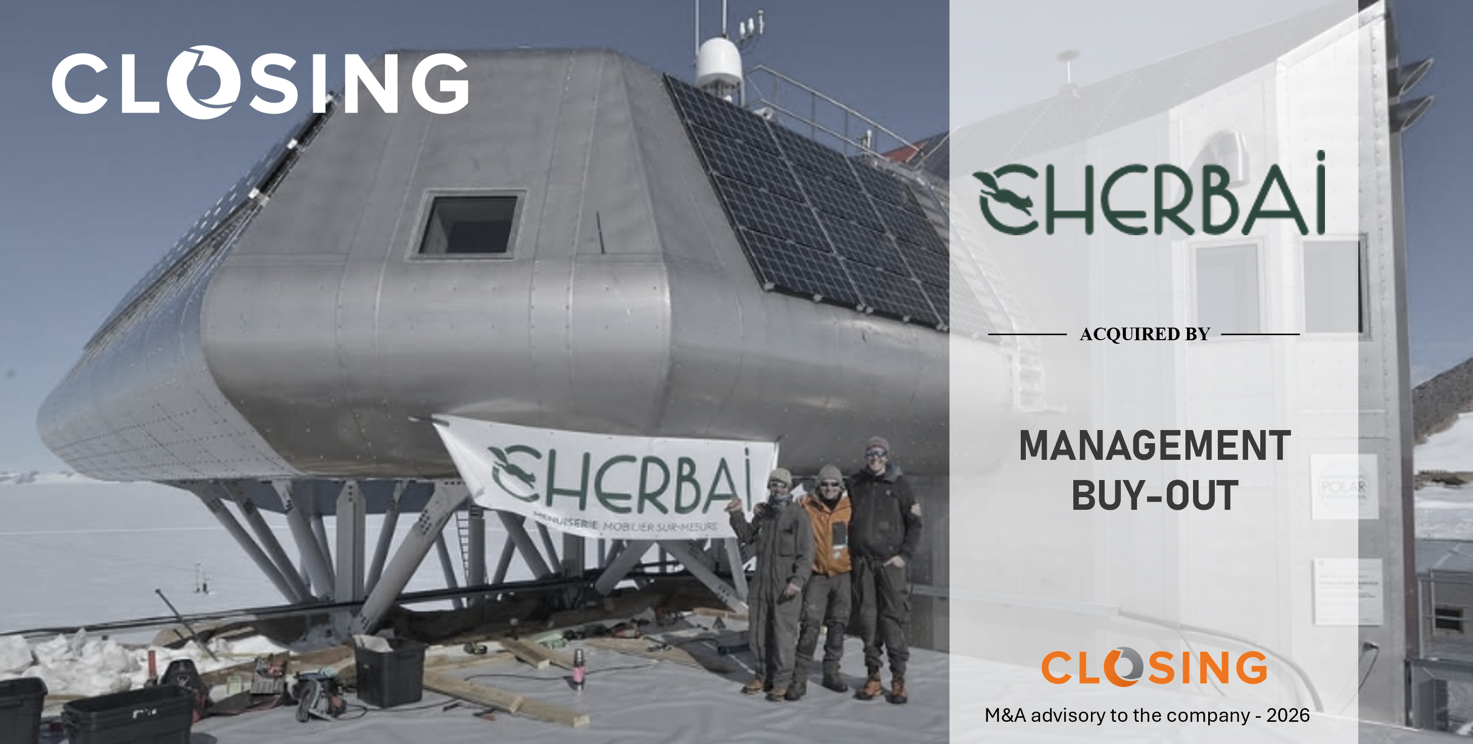 Closing a coordonné la reprise d’une partie de l’actionnariat de Cherbai, marquant un nouveau chapitre pour la coopérative.